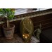 Ceramic (Adult Size) Memorial Candle Holder Cremation Ashes Urn – Eternal Light – Oleaginous Olive